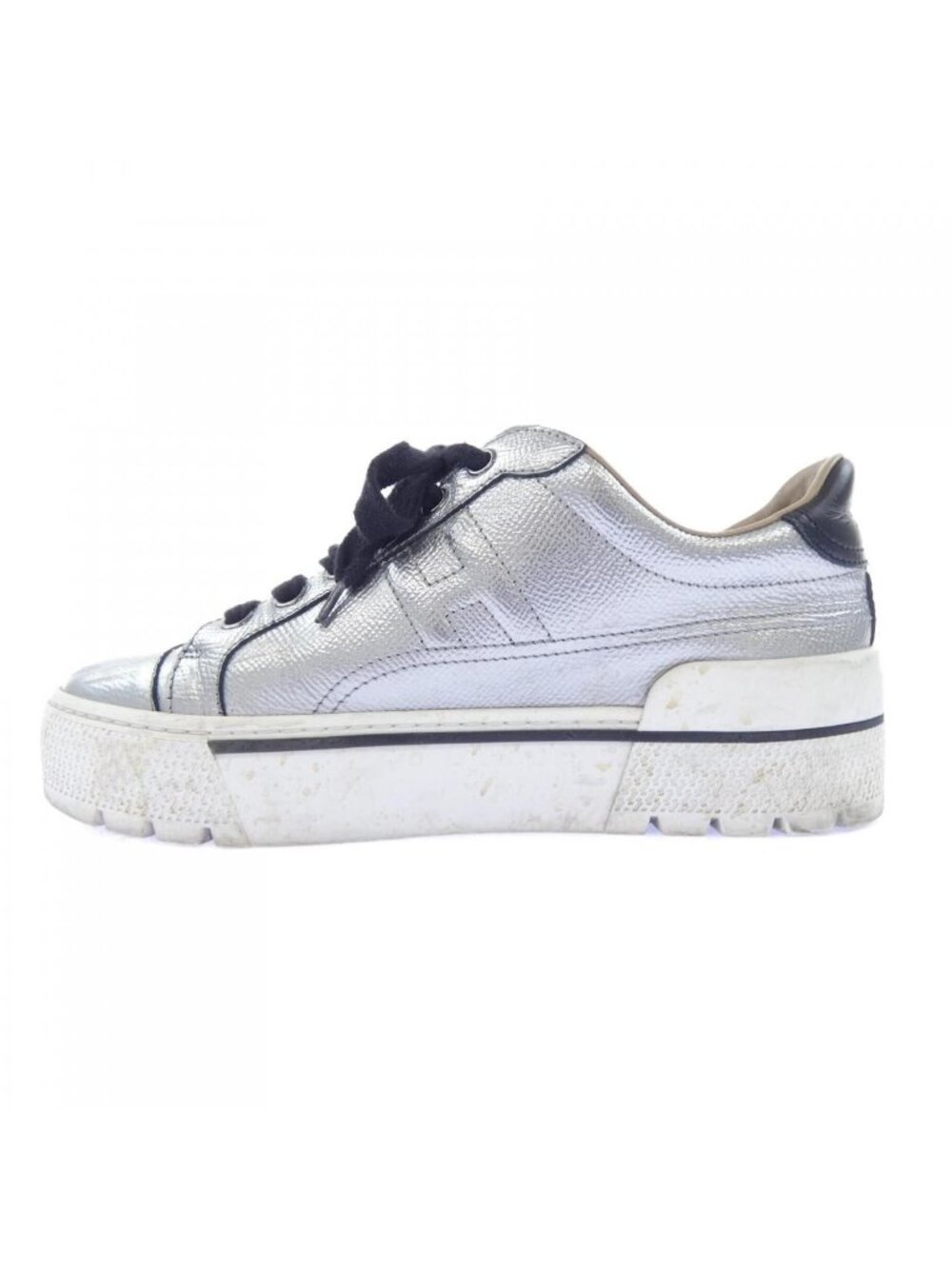 Hermes Voltage Sneakers Silver